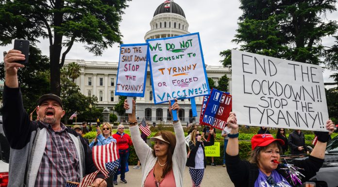 Californians in Defiance of Unconstitutional Draconian Lockdowns