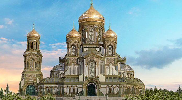 Breathtaking: Russia’s Massive Orthodox Church Built For Russian Armed Forces!…