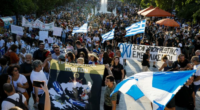 Massive Anti-vax Mandate Protests in Greece!…