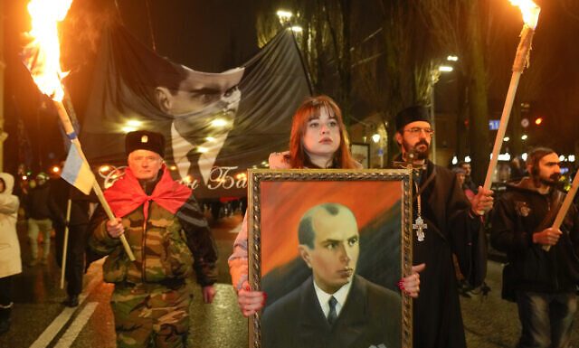 Ukrainian Nationalists Honor Nazi Collaborator