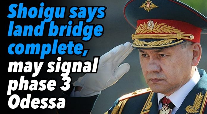 Russia On the Road to Odessa – Ukraine Has Lost the War…