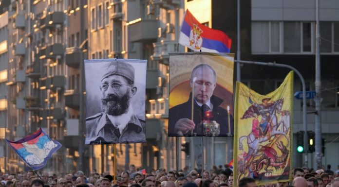 It’s A Global Fight: Serbian Orthodox Demonstrate Against Euro-Pride Parade!!