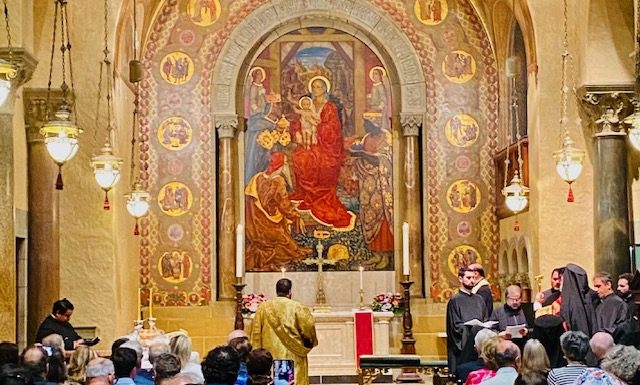 The Tale of Two Flags and A Subdued Vespers At Saint Bart’s…