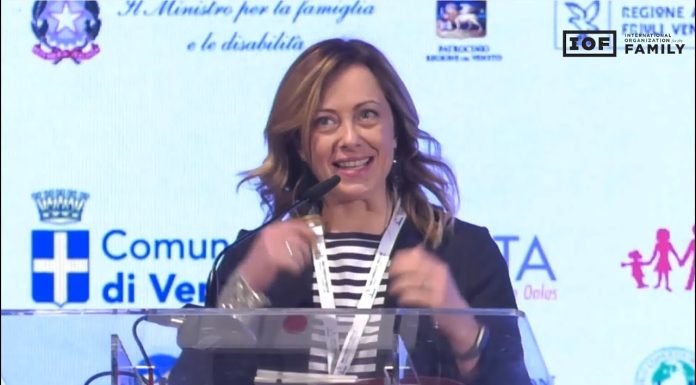 Georgia Meloni’s Historic Speech On Family Values As Timely As Ever…