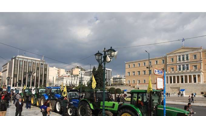 Greek Farmers In Syntagma: “Without us You Will Not Eat!” (EN – GR)