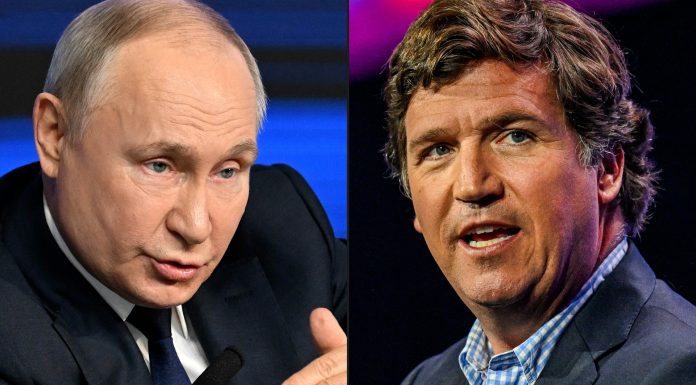 Tucker’s Historic 2-hour Interview With Putin To Air Thursday at 6.00 pm