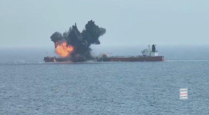 The Houthis Blow Up Greek Oil Tanker. Where Are the Western Navies?