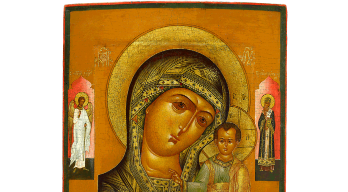 The Miraculous Icon Of Panagia Of Kazan In Russia…