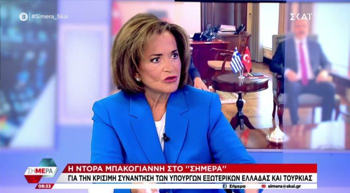 Dora Bakoyiannis Talking Like A Traitor: “The Aegean Is Not A Greek Lake!!”
