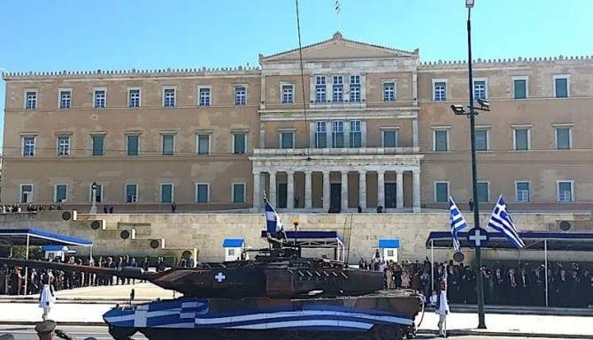 Proud Moments from the Military Parade In Athens