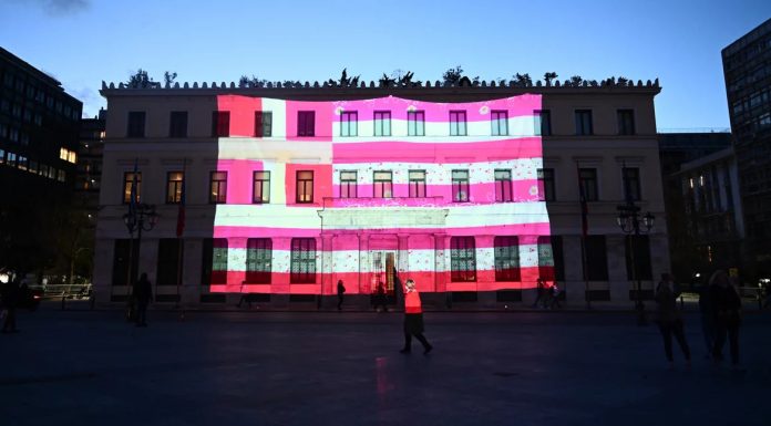 Athens’ Progressive Mayor Doukas, Decorates City Hall With the Pink Flag!!