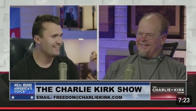 Charlie Kirk Learns About Orthodoxy with Father Strickland (Video)