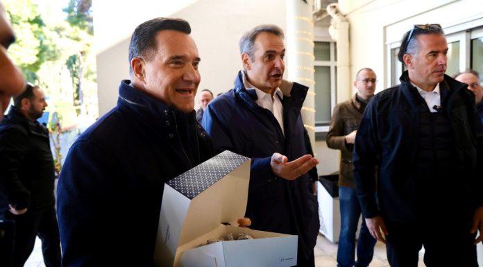 Only In Greece: Mitsotakis and Georgiadis Deliver Sweets At Hospitals!!