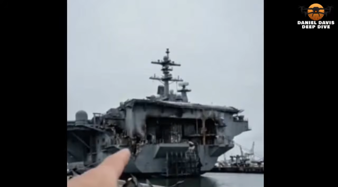 USS Gerald Ford Heavily Damaged Now in Souda – Over One Year In Repairs…