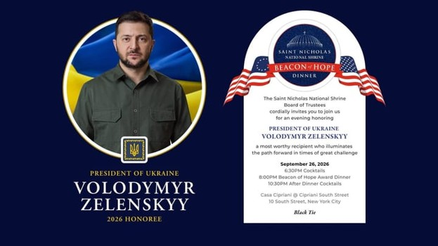 Sign the Petition Against Honoring War Criminal Zelensky By St. Nicholas WTC