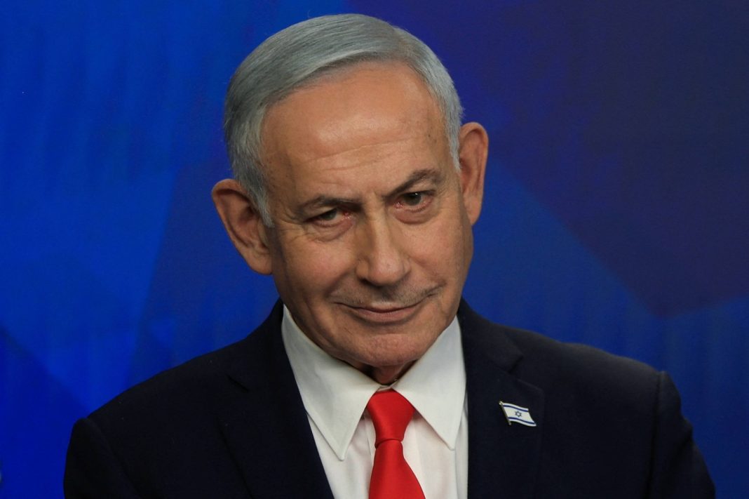 Israeli Prime Minister Benjamin Netanyahu holds a news conference, following a U.S.-Iran deal, in Jerusalem